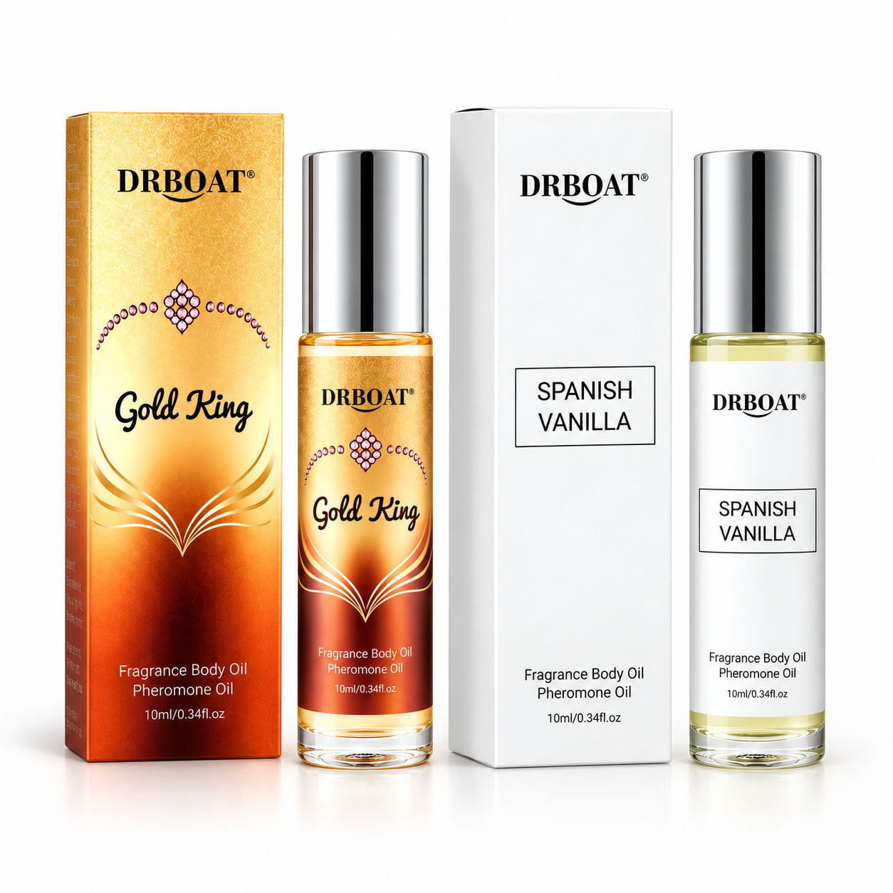 Perfume Fragrance Oil - مجموعة عطور زيتية للرجال Duo Roll-on،