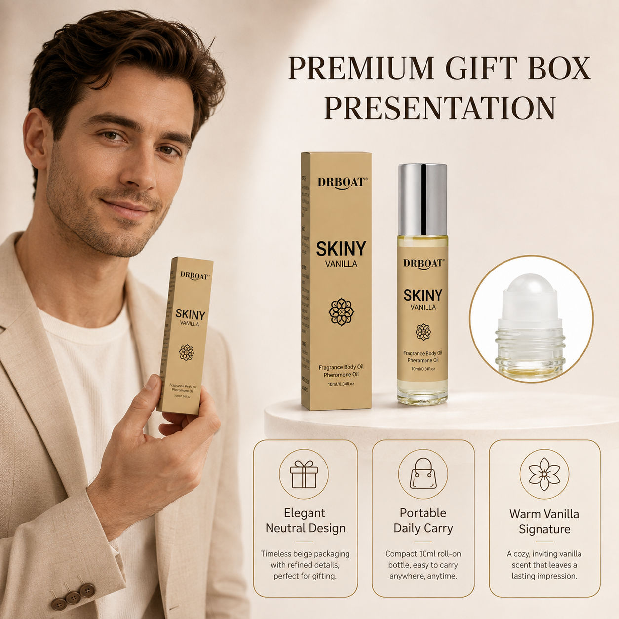 زيت عطر رول أون للرجال، برائحة - مراجعة Perfume Fragrance Oil وسعره