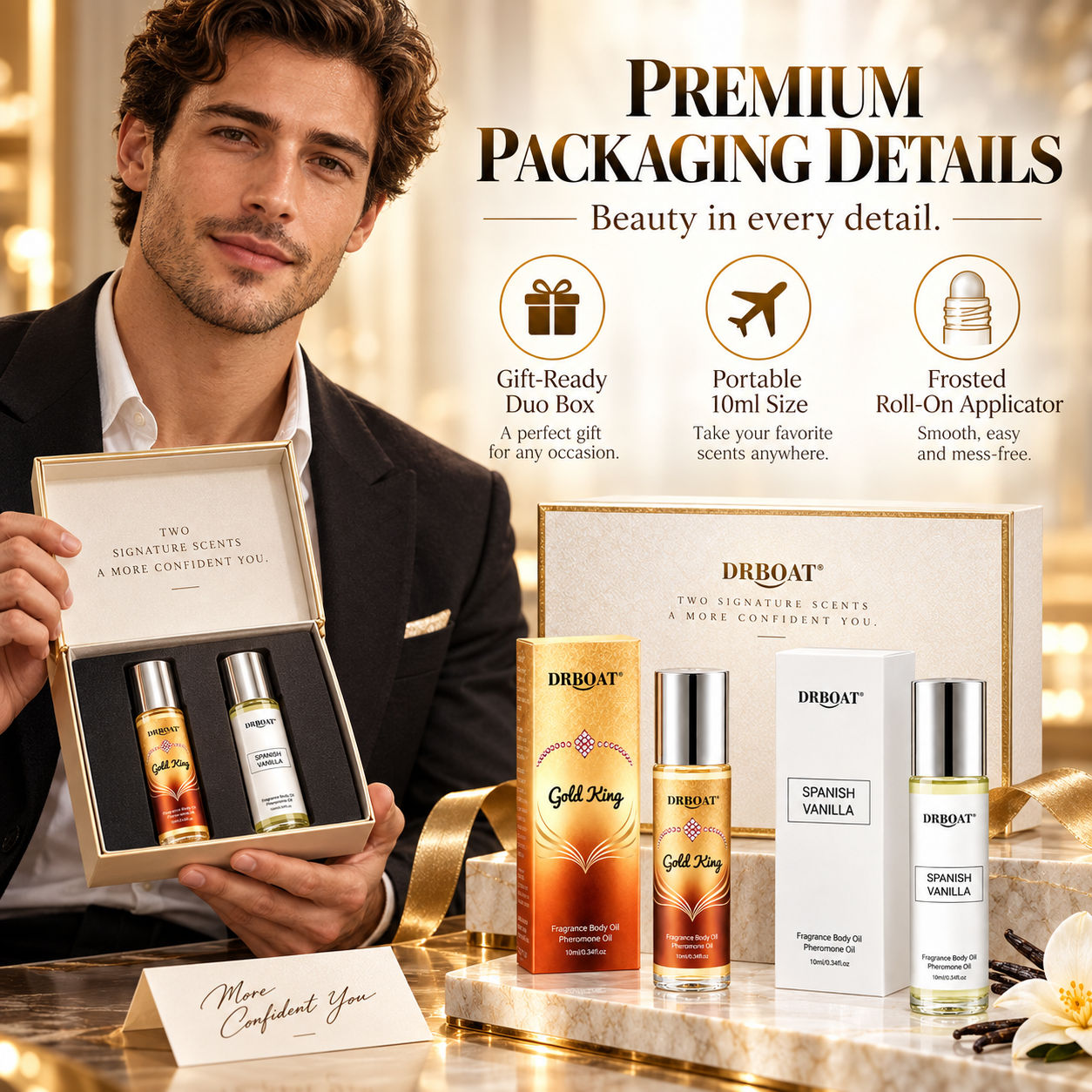 مجموعة عطور زيتية للرجال Duo R - مراجعة Perfume Fragrance Oil وسعره